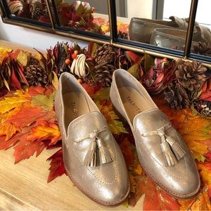 NEW Women’s Talbots Leighton Tassel Loafer Flats, Size 7M, Gold